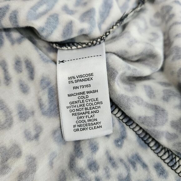 Cable and Gauge Womens Top Multi-Color Size Medium Viscose Blend Long Sleeve - Picture 7 of 12